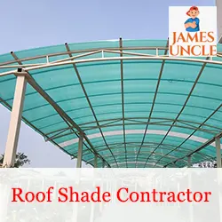 Roof shade contractor Mr. Rafique Mondal in R.K.pally